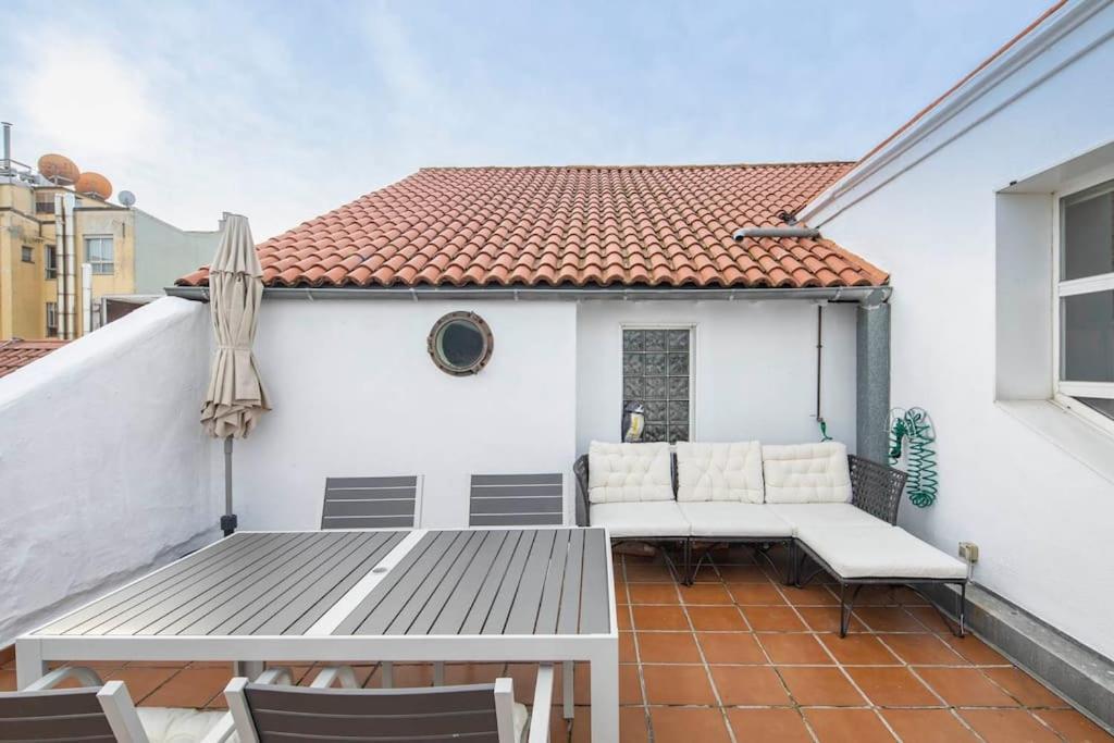 Appartamento Centrico Atico Frente Al Mar Vigo Esterno foto